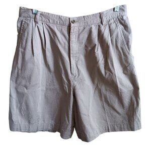 Vintage Womens High-Waist Cotton Shorts Westport Ltd. Size 20 Beige NWT Preppy